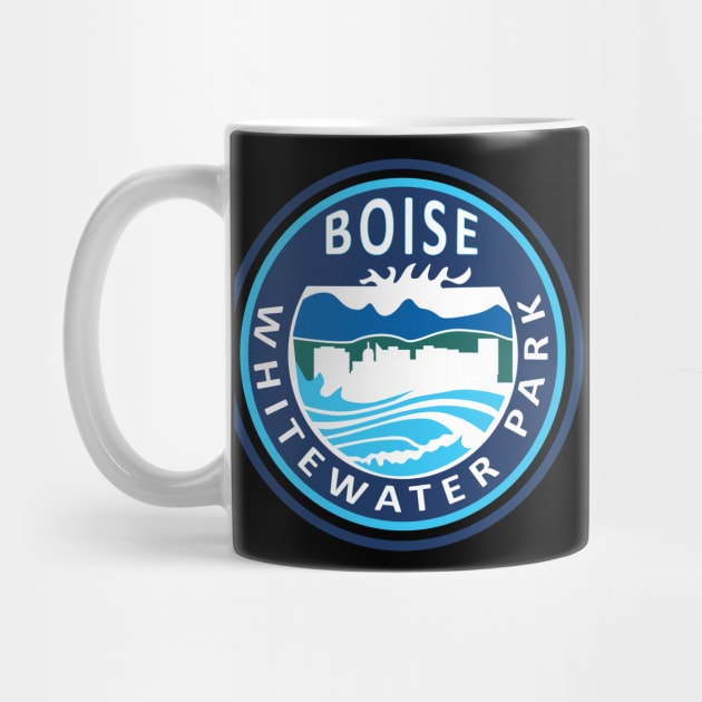 Boise Whitewater Park unofficial color logo by The North End (unofficial)